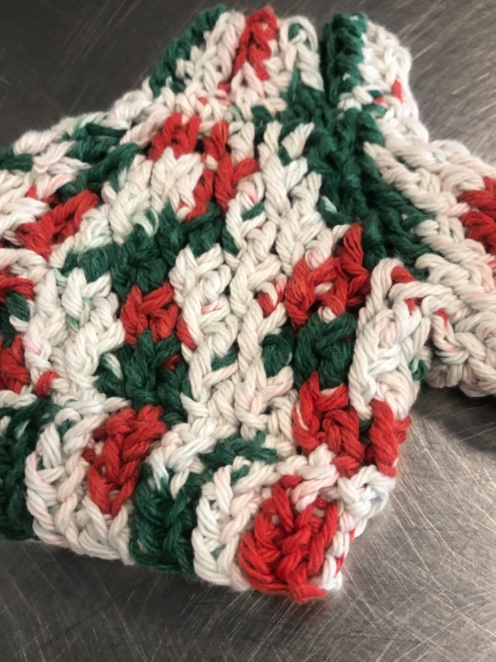 Christmas Holiday Crochet Mini Chunky Sweater Ornament, Gift Tag, Gift Tag, 3”x5